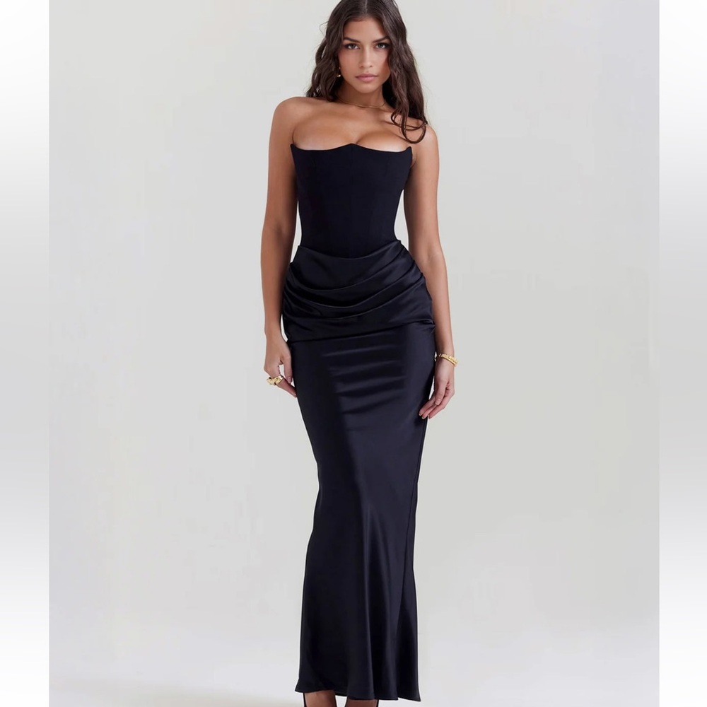 Rosalind Dress Almond Muse